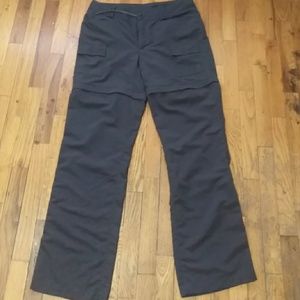 North Face Convertible hiking pants size 12